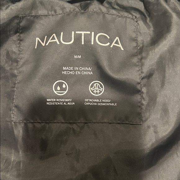 Nautica Women's Puffer Jacket w/ Detachable Hood Water Resistant winter coat - Picture 8 of 8